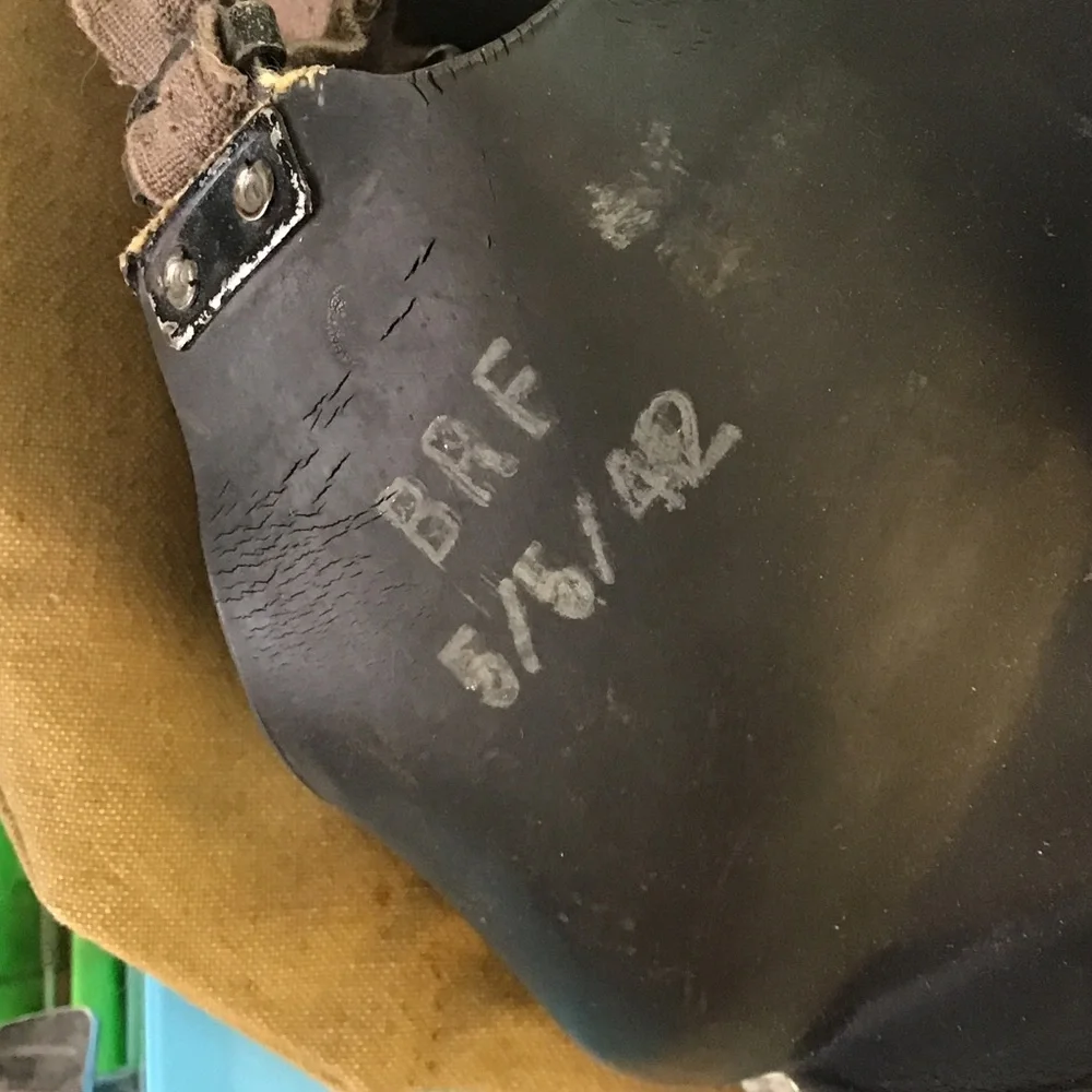 Vintage Military-Style Black Gas Mask with Filter